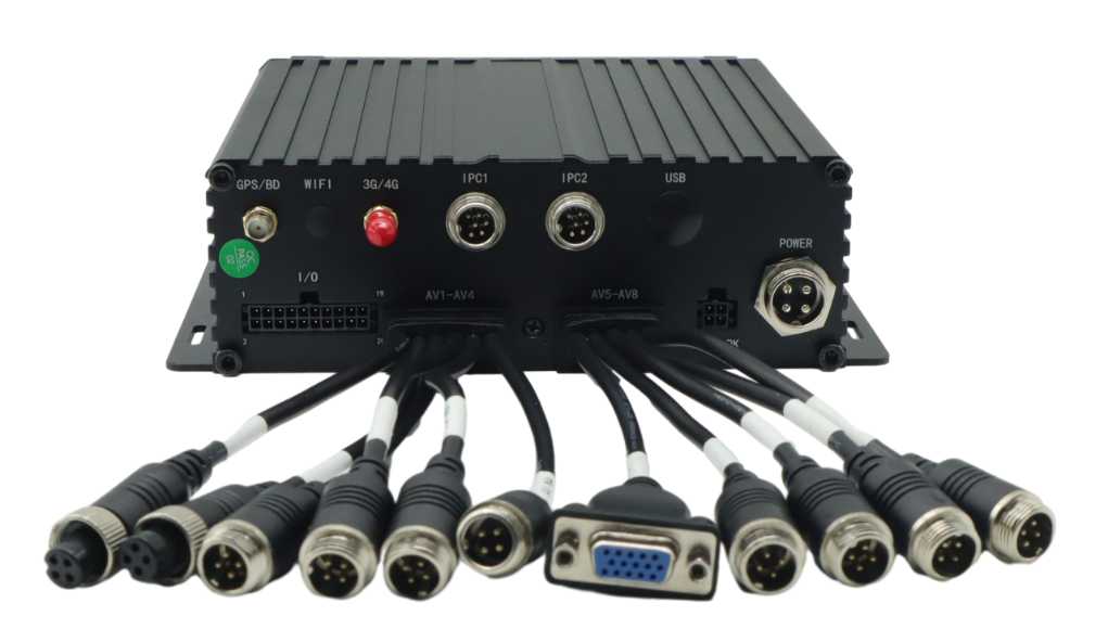 Yük maşını üçün GPS Wifi ilə 8CH HDD Vasitə Mobil DVR