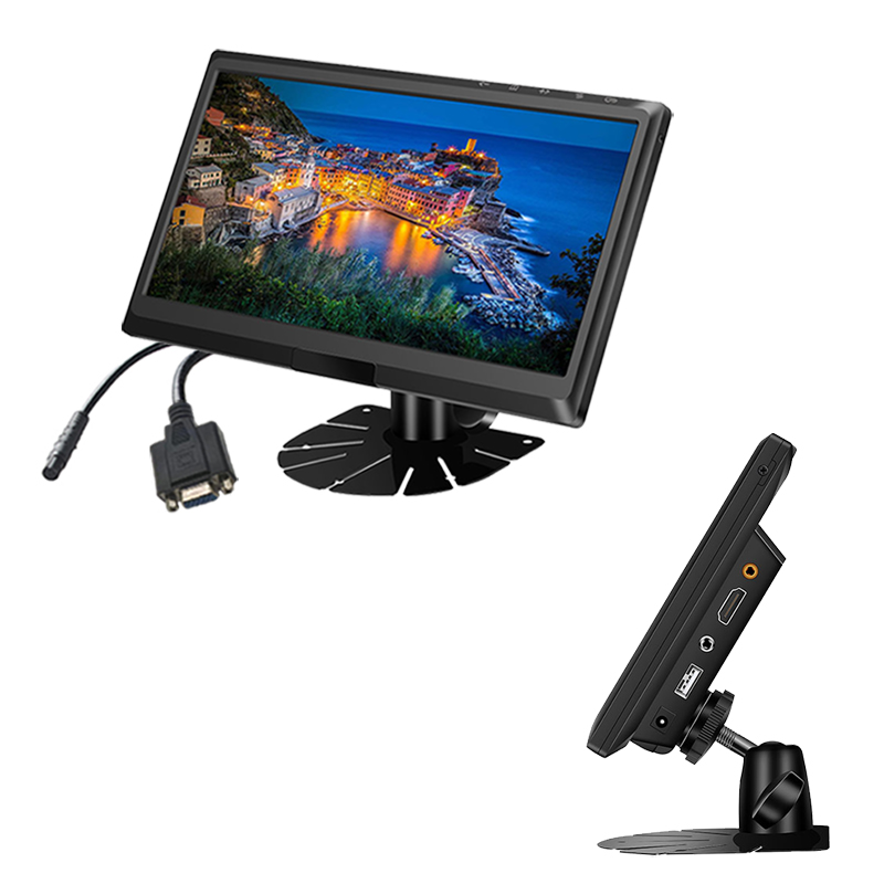 Carleader 9 düymlük IPS ekranlı HD monitor CVBS+HD+VGA girişlərini dəstəkləyir
