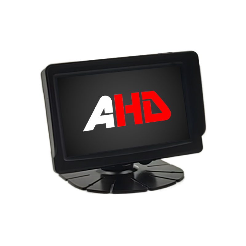 Carleader 5 düymlük 2 kanal AHD girişləri üçün avtomobil ehtiyat nüsxə monitoru - Yığcam və funksional ilə birləşdirilmiş AHD monitor