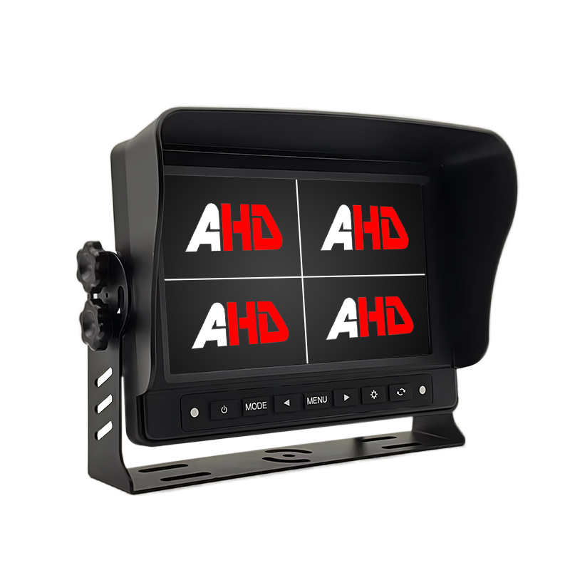 Carleader 7 düymlük suya davamlı dörd bölünmüş displey Ağır yük maşını monitoru