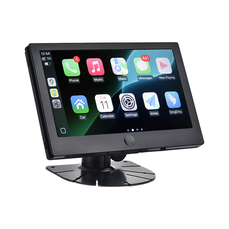 Carleader 7 düymlük IPS Ticarət Avtomobili AHD Monitor CarPlay Multimedia Dəstəyi
