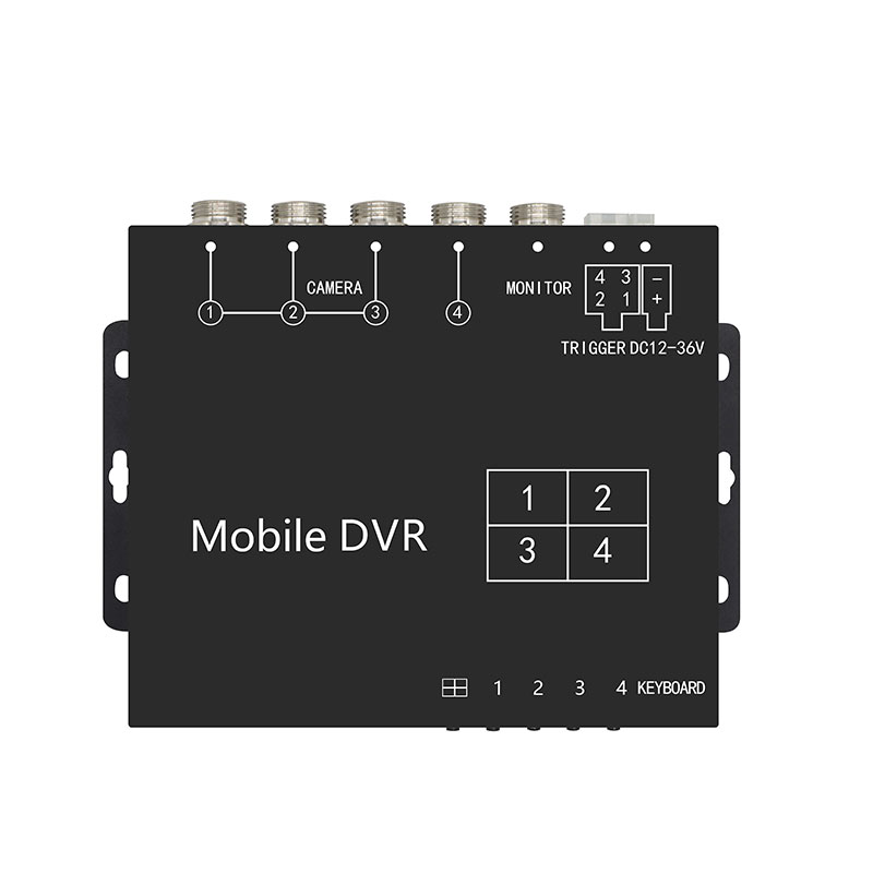 512 GB qeyd və Çox Kameralı Split Görünüşlü 4CH AHD Avtomobil DVR