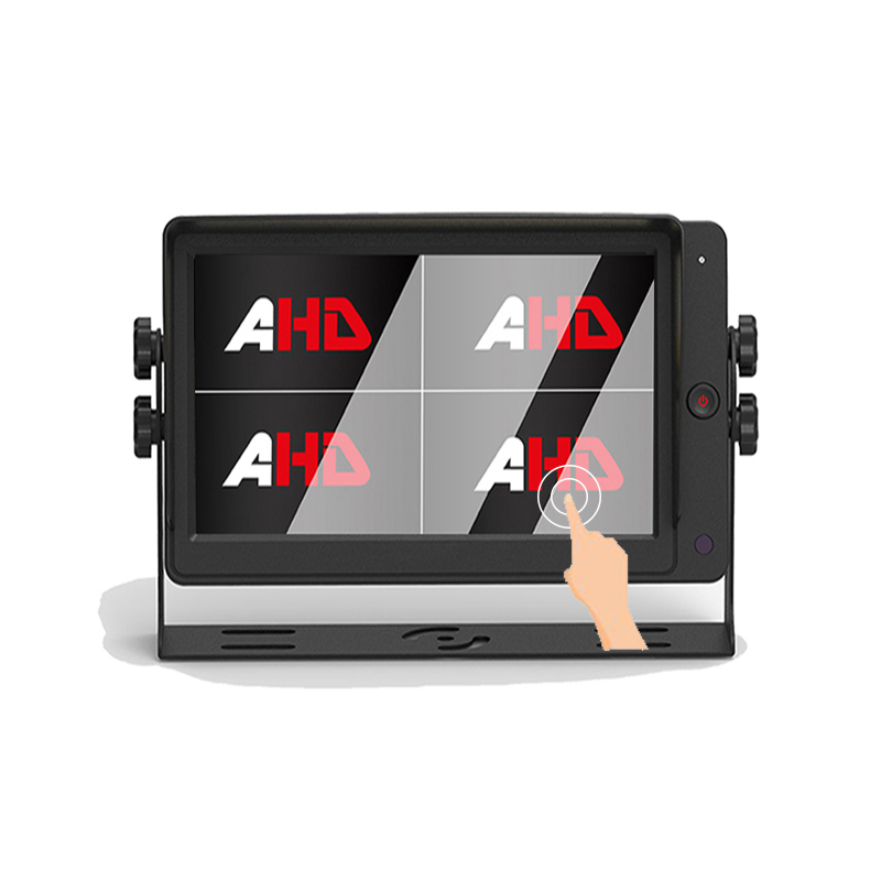7 düymlük 4CH Quad Split Display Touch Screen AHD Monitor