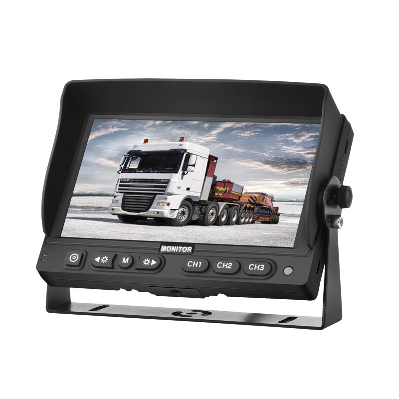 3 video girişli avtomobil monitoru